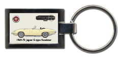 Jaguar E-Type Roadster S2 1969-72 Keyring 4